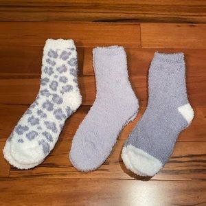 NWOT Set of 3 Fuzzy Socks